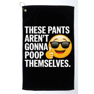 Funny Weird Joke Hilarious Sarcastic Gross Poop Meme Humor Golf Towel