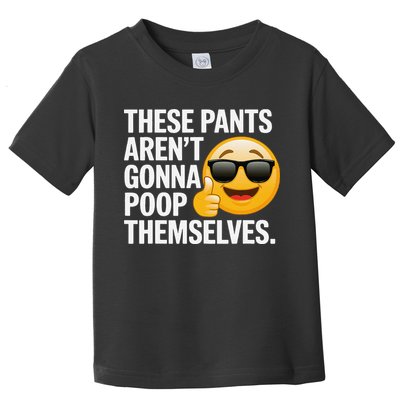 Funny Weird Joke Hilarious Sarcastic Gross Poop Meme Humor Toddler T-Shirt