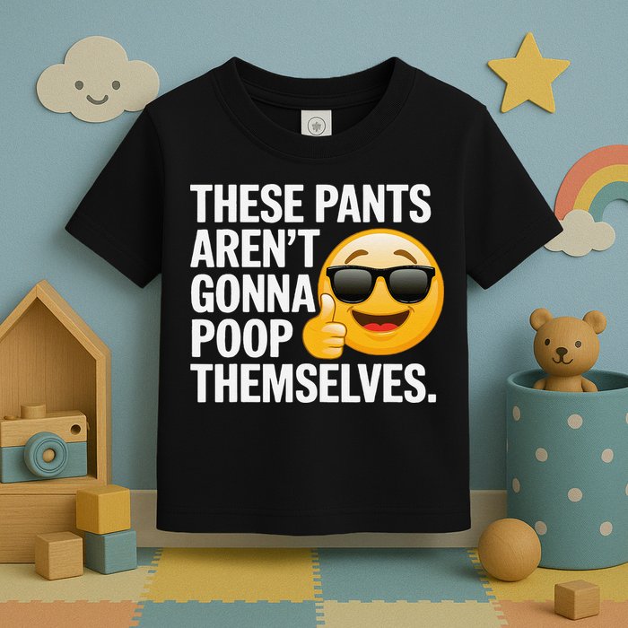 Funny Weird Joke Hilarious Sarcastic Gross Poop Meme Humor Toddler T-Shirt