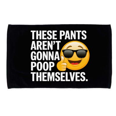 Funny Weird Joke Hilarious Sarcastic Gross Poop Meme Humor Microfiber Hand Towel
