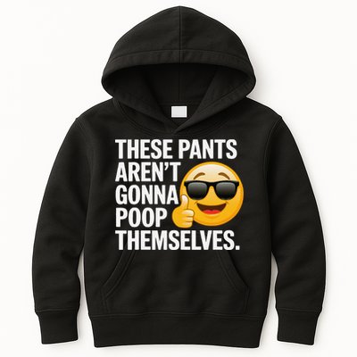 Funny Weird Joke Hilarious Sarcastic Gross Poop Meme Humor Kids Hoodie