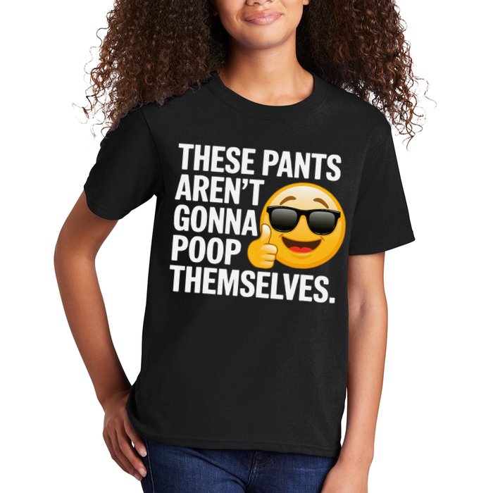 Funny Weird Joke Hilarious Sarcastic Gross Poop Meme Humor Kids T-Shirt
