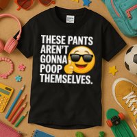 Funny Weird Joke Hilarious Sarcastic Gross Poop Meme Humor Kids T-Shirt