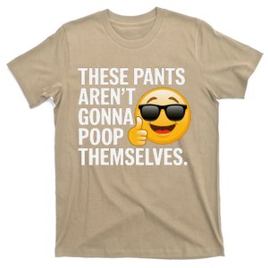 Funny Weird Joke Hilarious Sarcastic Gross Poop Meme Humor T-Shirt