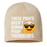 Funny Weird Joke Hilarious Sarcastic Gross Poop Meme Humor Sustainable Beanie