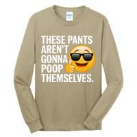 Funny Weird Joke Hilarious Sarcastic Gross Poop Meme Humor Tall Long Sleeve T-Shirt