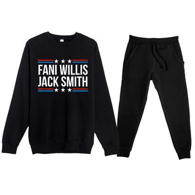 Fani Willis Jack Smith For Presiden Retro American Political Premium Crewneck Sweatsuit Set