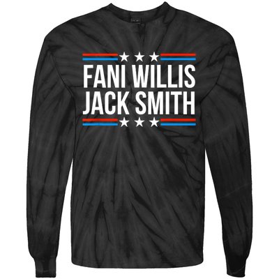 Fani Willis Jack Smith For Presiden Retro American Political Tie-Dye Long Sleeve Shirt