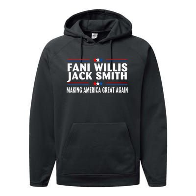 Fani Willis Jack Smith Making America Great Again Performance Fleece Hoodie