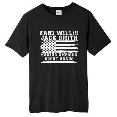 Fani Willis Jack Smith For President 2024 Retro Men Women America Flag Tall Fusion ChromaSoft Performance T-Shirt