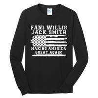 Fani Willis Jack Smith For President 2024 Retro Men Women America Flag Tall Long Sleeve T-Shirt