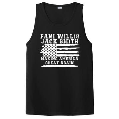 Fani Willis Jack Smith For President 2024 Retro Men Women America Flag PosiCharge Competitor Tank