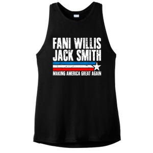 Fani Willis Jack Smith For President 2024 Funny Political Design Ladies PosiCharge Tri-Blend Wicking Tank