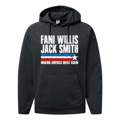 Fani Willis Jack Smith For President 2024 Funny Political Design Performance Fleece Hoodie