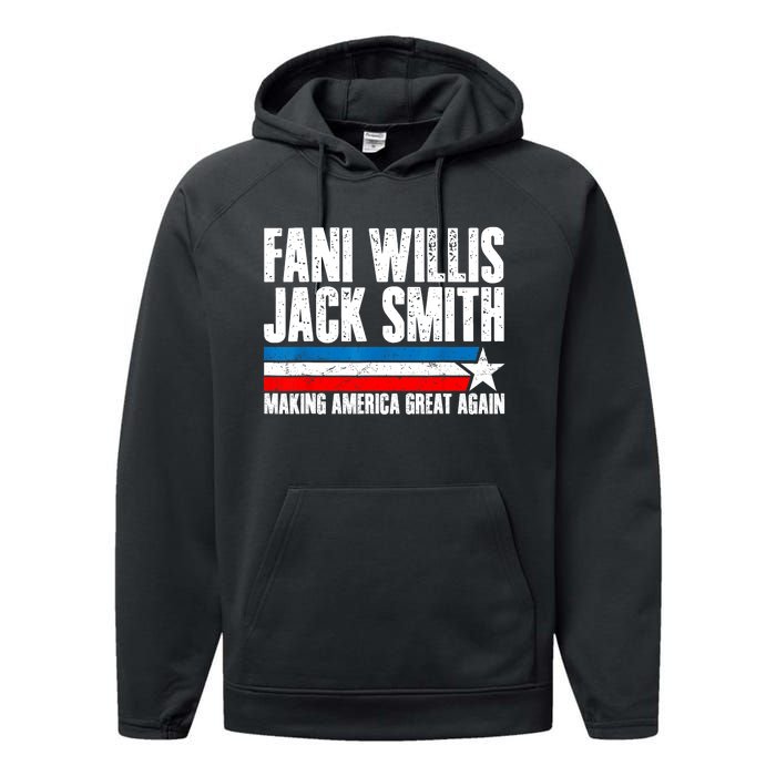 Fani Willis Jack Smith For President 2024 Funny Political Design Performance Fleece Hoodie