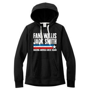 Fani Willis Jack Smith For President 2024 Funny Political Design Women's Fleece Hoodie