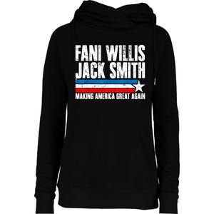 Fani Willis Jack Smith For President 2024 Funny Political Design Womens Funnel Neck Pullover Hood