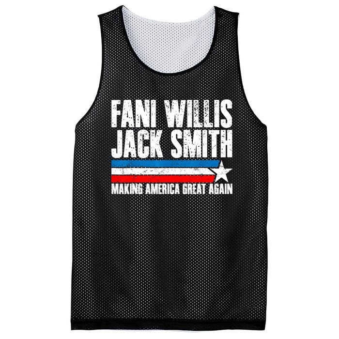 Fani Willis Jack Smith For President 2024 Funny Political Design Mesh Reversible Basketball Jersey Tank