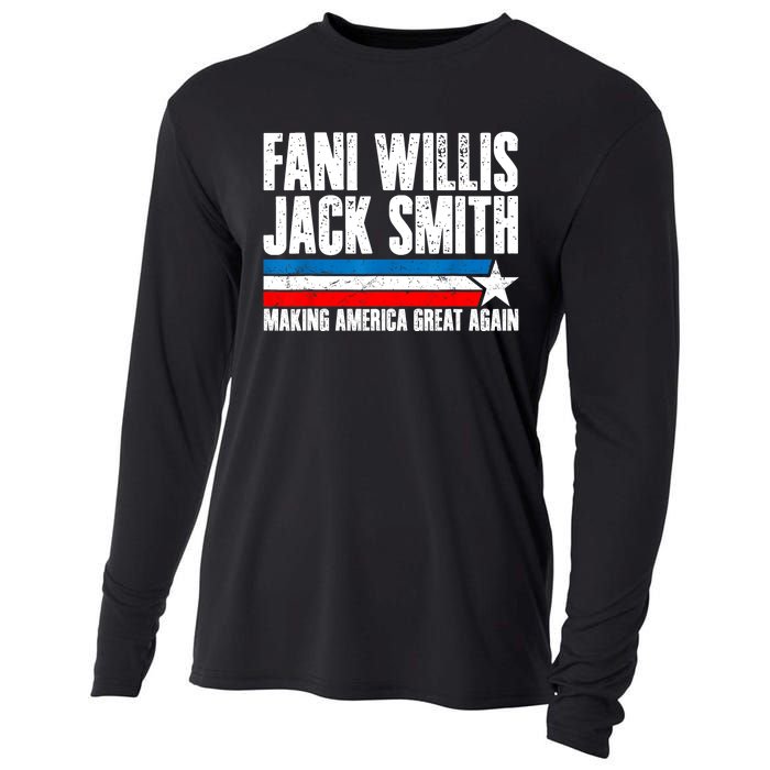 Fani Willis Jack Smith For President 2024 Funny Political Design Cooling Performance Long Sleeve Crew