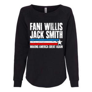 Fani Willis Jack Smith For President 2024 Funny Political Design Womens California Wash Sweatshirt