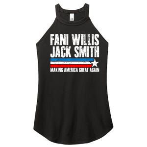 Fani Willis Jack Smith For President 2024 Funny Political Design Women's Perfect Tri Rocker Tank