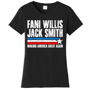 Fani Willis Jack Smith For President 2024 Funny Political Design Women's T-Shirt