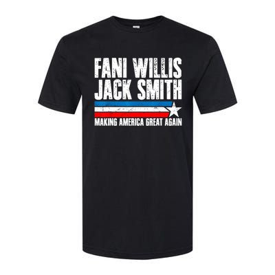 Fani Willis Jack Smith For President 2024 Funny Political Design Softstyle CVC T-Shirt