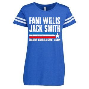 Fani Willis Jack Smith For President 2024 Funny Political Design Enza Ladies Jersey Football T-Shirt