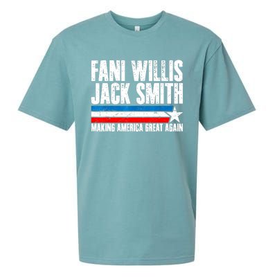 Fani Willis Jack Smith For President 2024 Funny Political Design Sueded Cloud Jersey T-Shirt