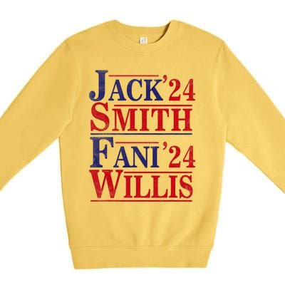 Fani Willis Jack Smith For President 2024 Jack Smith Fanclub Premium Crewneck Sweatshirt