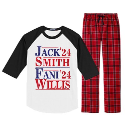 Fani Willis Jack Smith For President 2024 Jack Smith Fanclub Raglan Sleeve Pajama Set