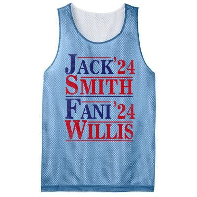 Fani Willis Jack Smith For President 2024 Jack Smith Fanclub Mesh Reversible Basketball Jersey Tank