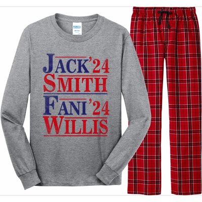 Fani Willis Jack Smith For President 2024 Jack Smith Fanclub Long Sleeve Pajama Set