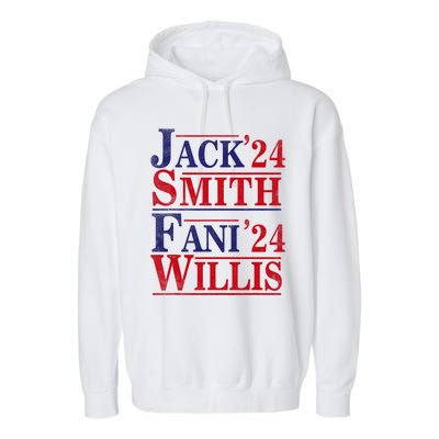 Fani Willis Jack Smith For President 2024 Jack Smith Fanclub Garment-Dyed Fleece Hoodie