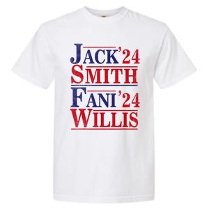 Fani Willis Jack Smith For President 2024 Jack Smith Fanclub Garment-Dyed Heavyweight T-Shirt