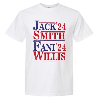 Fani Willis Jack Smith For President 2024 Jack Smith Fanclub Garment-Dyed Heavyweight T-Shirt