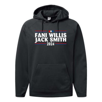 Fani Willis Jack Smith For President 2024 Funny Political Gift Performance Fleece Hoodie