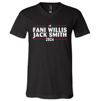 Fani Willis Jack Smith For President 2024 Funny Political Gift V-Neck T-Shirt