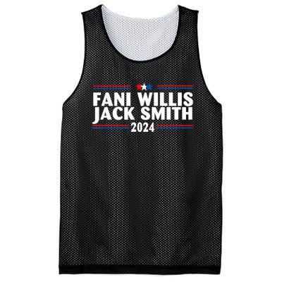 Fani Willis Jack Smith For President 2024 Funny Political Gift Mesh Reversible Basketball Jersey Tank