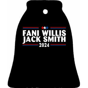 Fani Willis Jack Smith For President 2024 Funny Political Gift Ceramic Bell Ornament