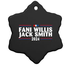 Fani Willis Jack Smith For President 2024 Funny Political Gift Ceramic Star Ornament