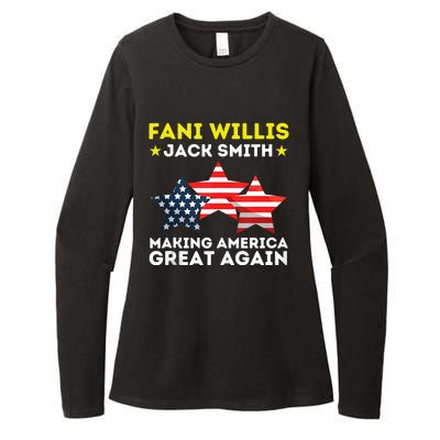 Fani Willis Jack Smith Funny President Of 2024 Saying Womens CVC Long Sleeve Shirt