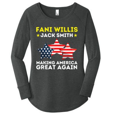 Fani Willis Jack Smith Funny President Of 2024 Saying Women's Perfect Tri Tunic Long Sleeve Shirt