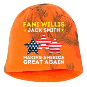 Fani Willis Jack Smith Funny President Of 2024 Saying Kati - Camo Knit Beanie