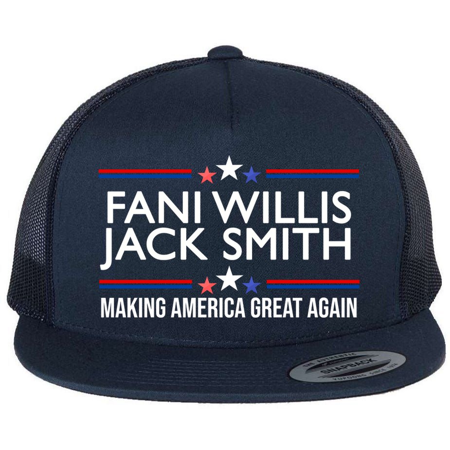 Fani Willis Jack Smith MAGA Flat Bill Trucker Hat