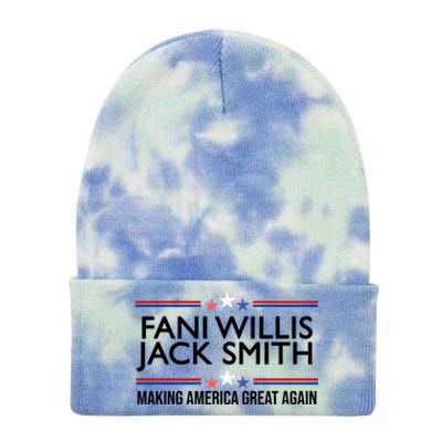 Fani Willis Jack Smith MAGA Tie Dye 12in Knit Beanie