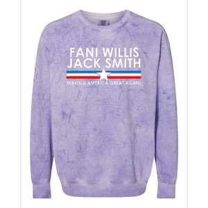 Fani Willis Jack Smith For President 2024 Colorblast Crewneck Sweatshirt