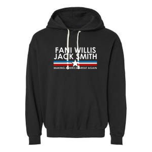 Fani Willis Jack Smith For President 2024 Garment-Dyed Fleece Hoodie