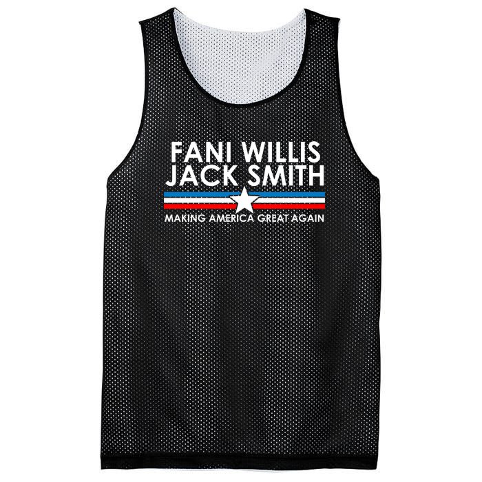 Fani Willis Jack Smith For President 2024 Mesh Reversible Basketball Jersey Tank