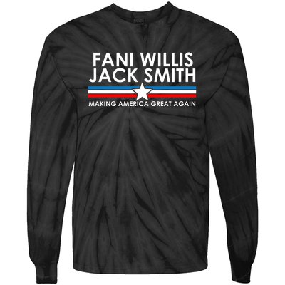 Fani Willis Jack Smith For President 2024 Tie-Dye Long Sleeve Shirt